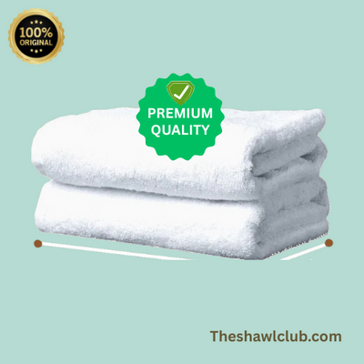 Luxury Terry Cotton Ihram (Check Pattern) Without belt