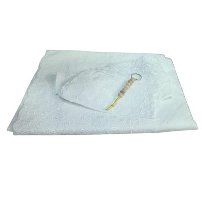 Ladies Ihram – Lawn Chicken Kari Embroidered