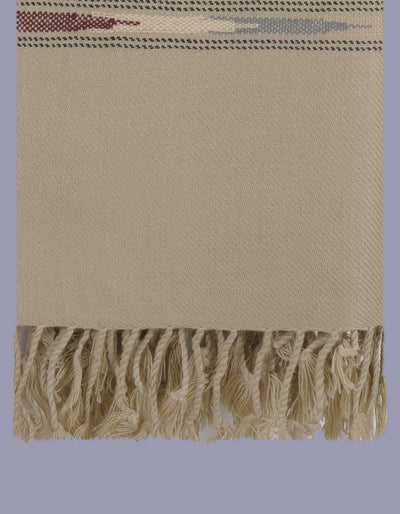 Plain Wool Blend Men Shawl
