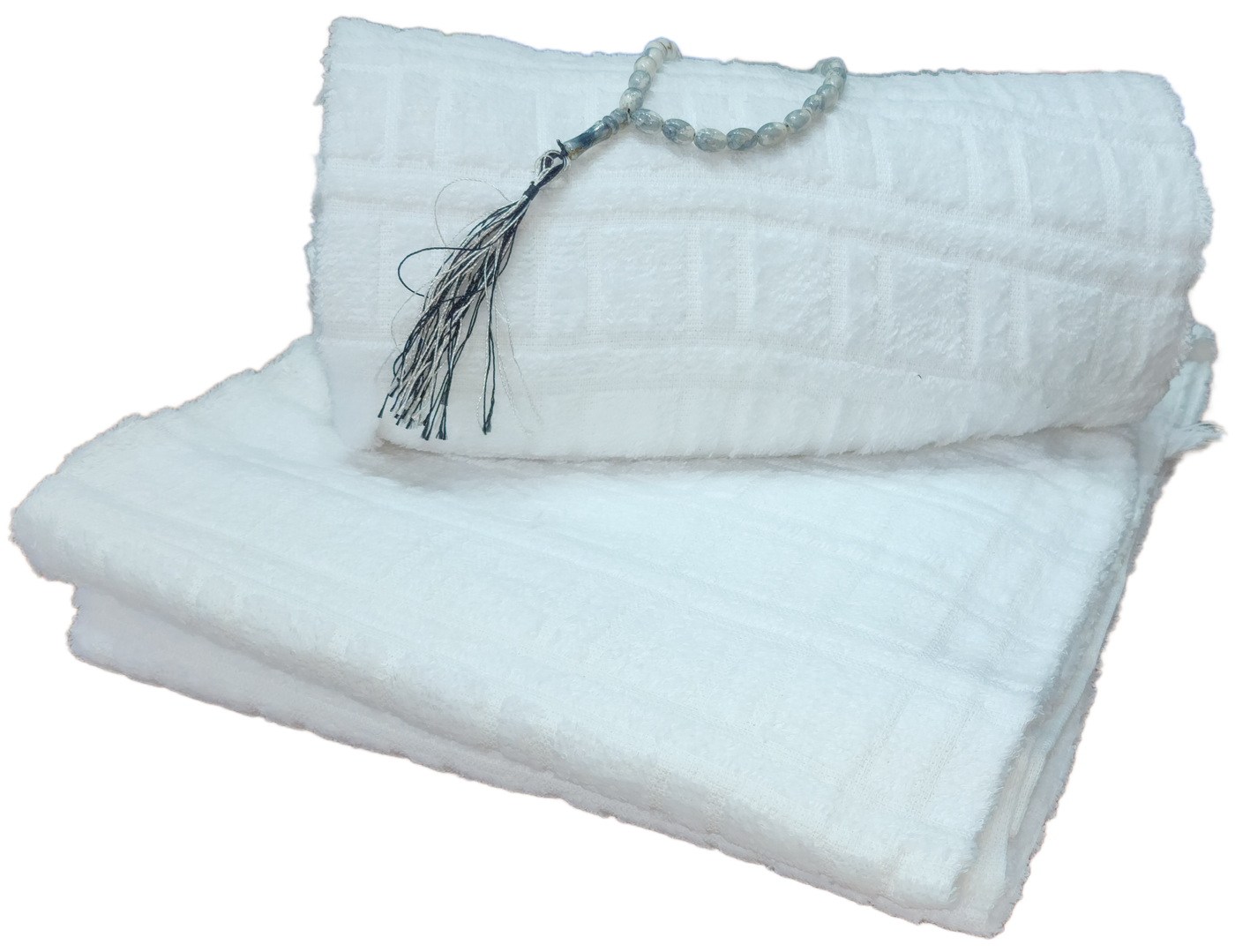 Luxury Terry Cotton Ihram (Check Pattern) Without belt