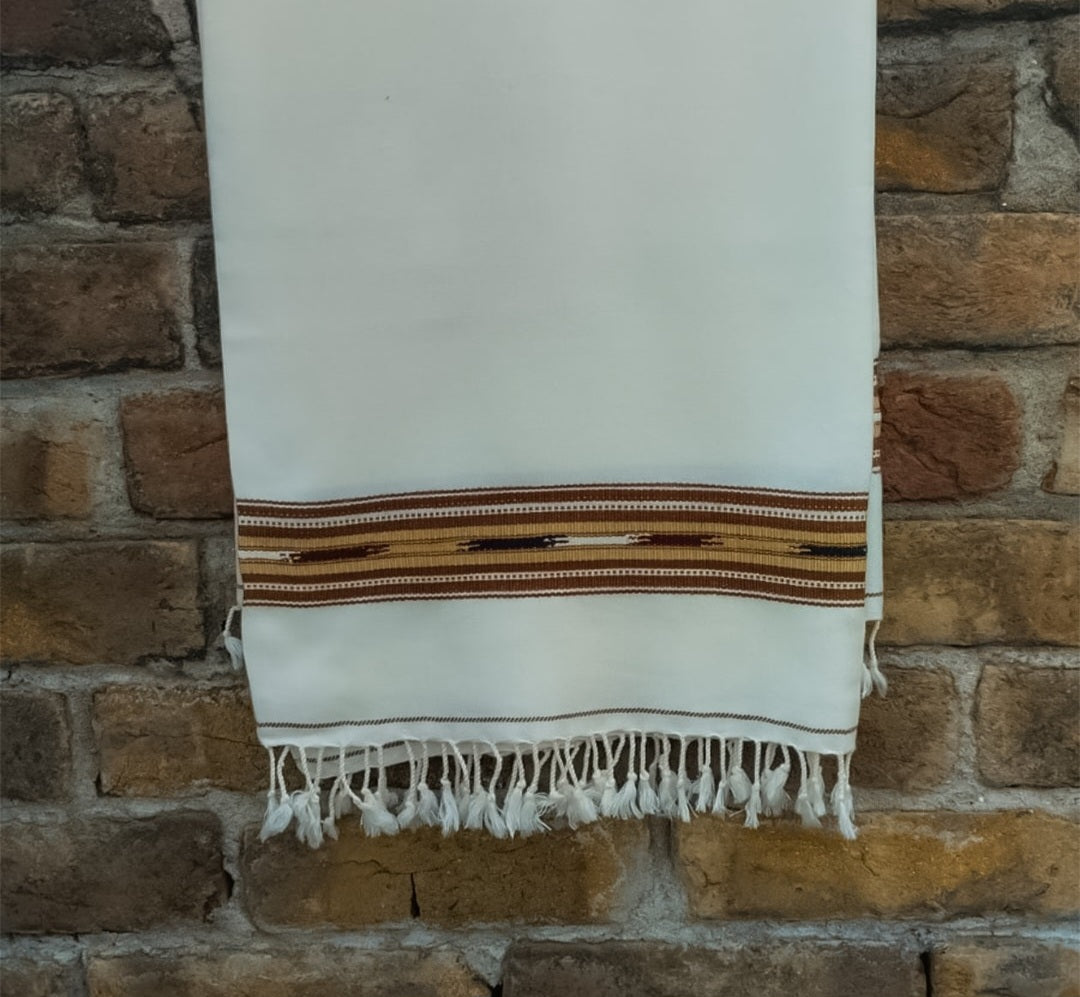 Plain Wool Blend Men Shawl