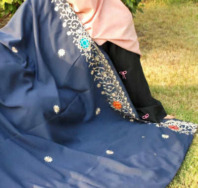 Swiss Lawn Shawl – Elegant Side Embroidery Border